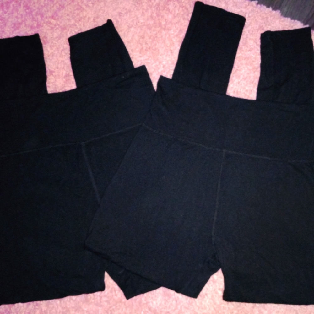Stars Above* Set (2) of Black Leggings